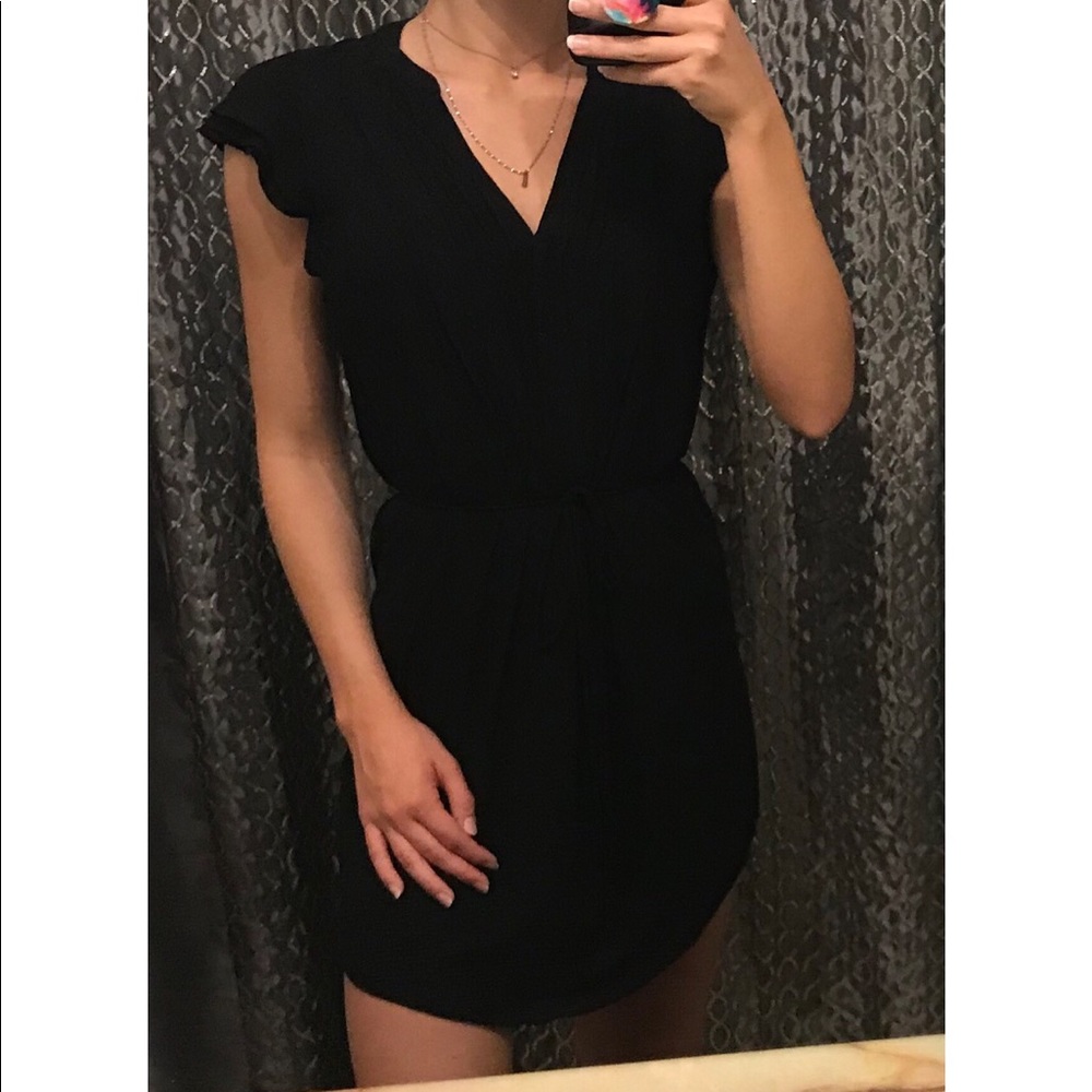 Black Tie Waist Dress